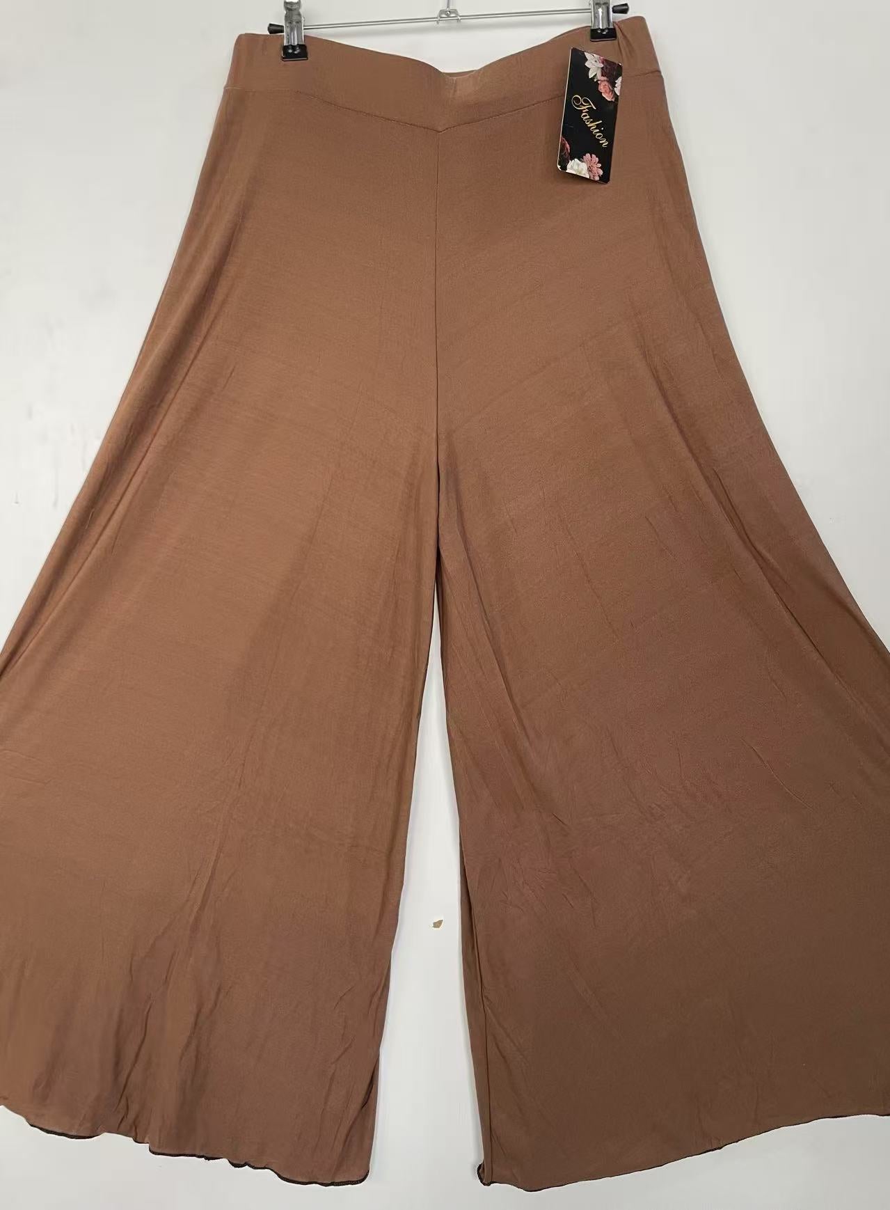 Mlečni velur pantalone(Jednobojno)