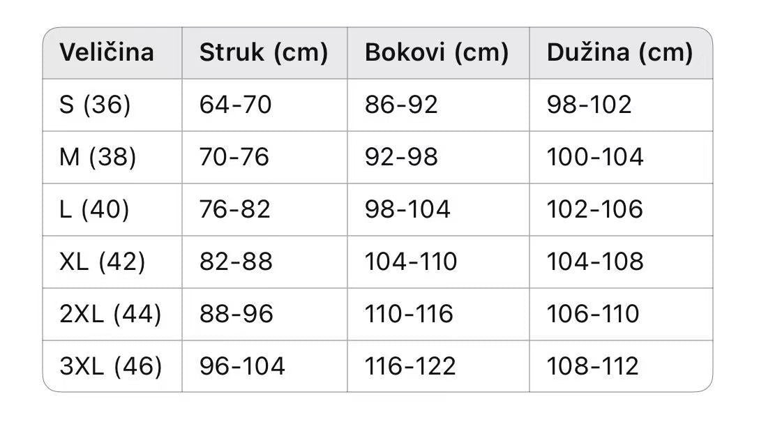Pantalone od kordura tkanine (četiri džepa)
